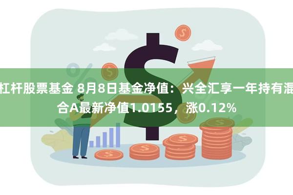 杠杆股票基金 8月8日基金净值：兴全汇享一年持有混合A最新净值1.0155，涨0.12%