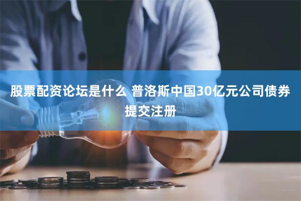 股票配资论坛是什么 普洛斯中国30亿元公司债券提交注册